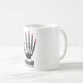 Nageltechniker Kaffeetasse (VorderseiteRechts)