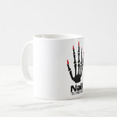 Nageltechniker Kaffeetasse (Vorderseite Links)