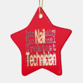 Nageltechniker Keramik Ornament (Links)