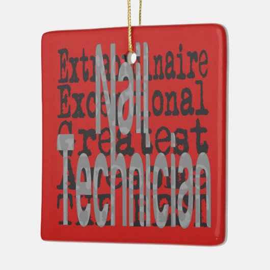 Nageltechniker Keramikornament (Links)