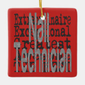 Nageltechniker Keramikornament (Vorderseite)