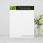Nageltechniker Letterhead Briefbogen (Stehend Vorderseite)