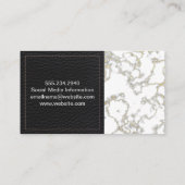 Nageltechniker | Manicure Nails Visitenkarte (Rückseite)