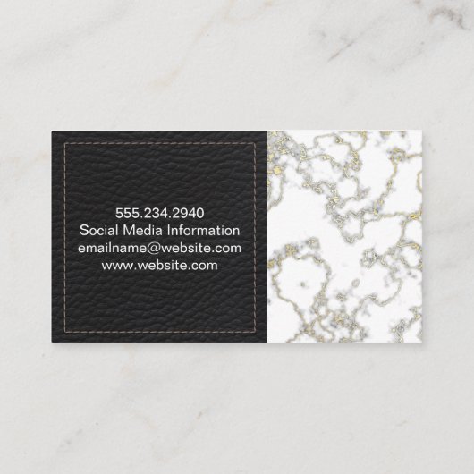 Nageltechniker | Manicure Nails Visitenkarte (Rückseite)