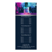 Nageltechniker Nagellack-Entwurf Werbekarte (Hinten)