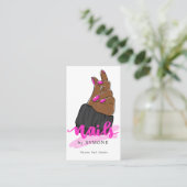 Nageltechniker | Nail Artist | Nails Salon Studio Visitenkarte (Stehend Vorderseite)