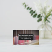 Nageltechniker | Nail Polishes | Variantenfarben Visitenkarte (Stehend Vorderseite)