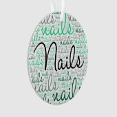 Nageltechniker Ornament (Vorderseite)