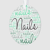 Nageltechniker Ornament (Vorderseite)