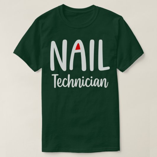 Nageltechniker T-Shirt (Design vorne)