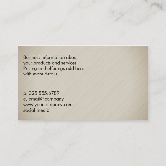 Nageltechniker Visitenkarte (Rückseite)