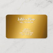 Nageltechniker Visitenkarte (Rückseite)