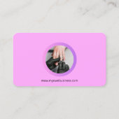 Nageltechniker Visitenkarte (Rückseite)