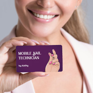 Nageltechniker Visitenkarte