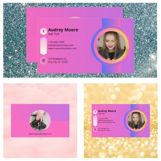 Nageltechniker Visitenkarte