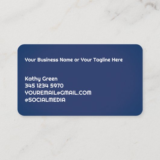 Nageltechniker Visitenkarte (Rückseite)