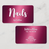 Nageltechniker Visitenkarte (Vorne/Hinten)