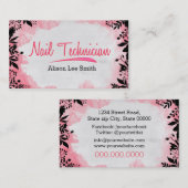 Nageltechniker Visitenkarte (Vorne/Hinten)