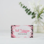 Nageltechniker Visitenkarte (Stehend Vorderseite)