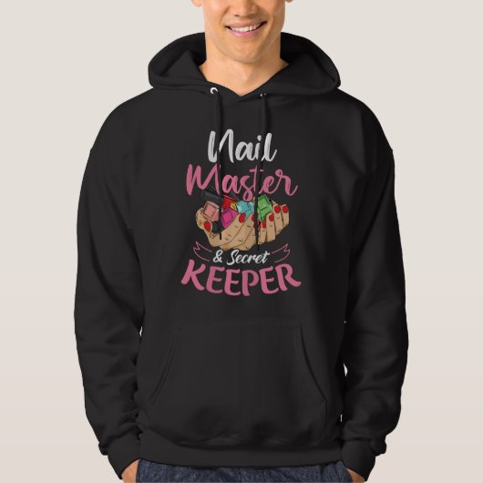 Nageltechnikerin für eine Maniküre Hoodie (Vorderseite)