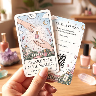 Nageltechnikerin Mystic Tarot Visitenkarte