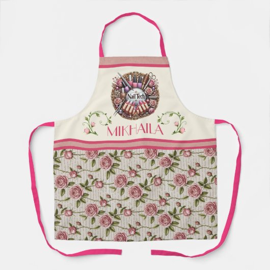 Nageltechnikerin Schürze (Vorderseite)