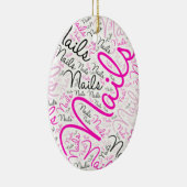 Nagelwortkunst Keramik Ornament (Rechts)