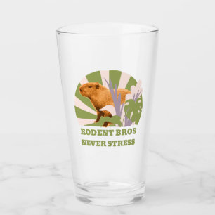 Nagetier-Brüder Stress Nie Capybara Glas