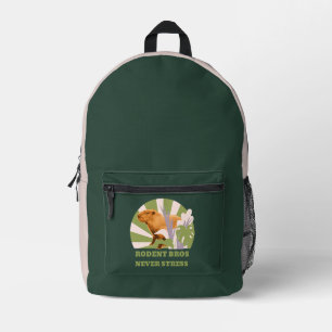 Nagetier-Brüder Stressfrei Capybara Bedruckter Rucksack