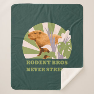 Nagetier-Brüder Stressfrei Capybara Sherpadecke