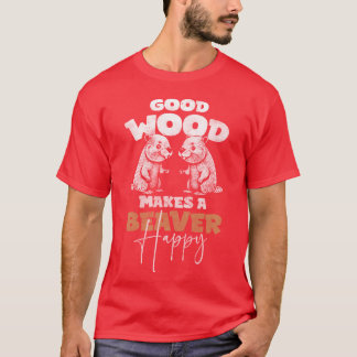 Nagetier-Dammbauer-Tiere-Teichfreund T-Shirt