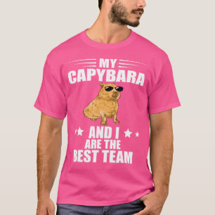 Nagetier Tier Mein Capybara Und Ich Bestes Team Ca T-Shirt