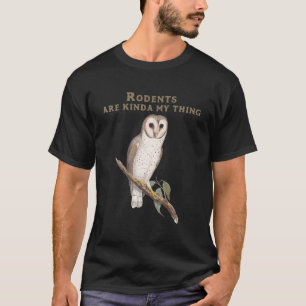 Nagetiere sind Kinda mein Ding White Masked Ghost T-Shirt