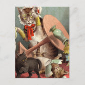 Naghty Cats Postcard Postkarte (Vorderseite)
