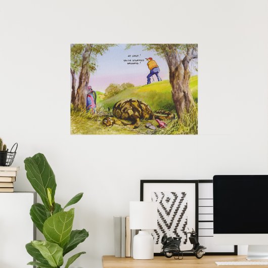 Naging stoppen poster (Heimbüro)