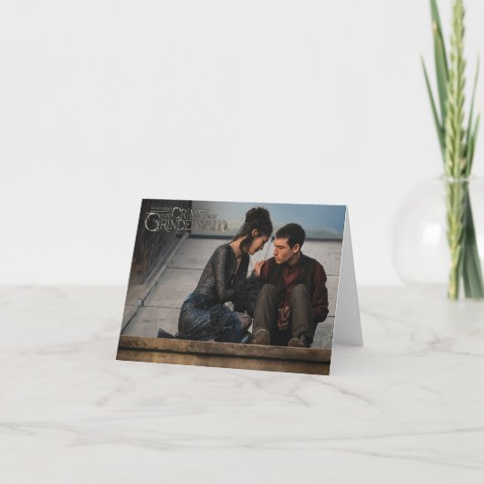 Nagini & Credence Foto Karte (Vorderseite)