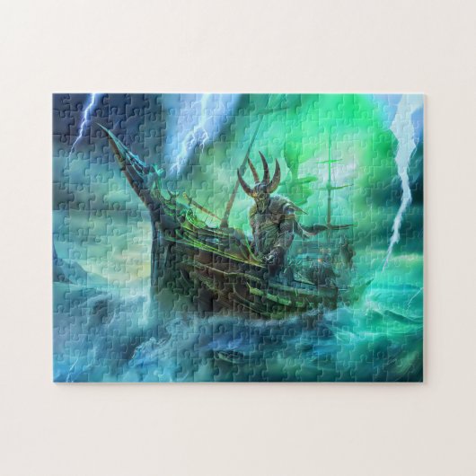 Naglfar-Schiff bei Ragnarök Puzzle (Horizontal)