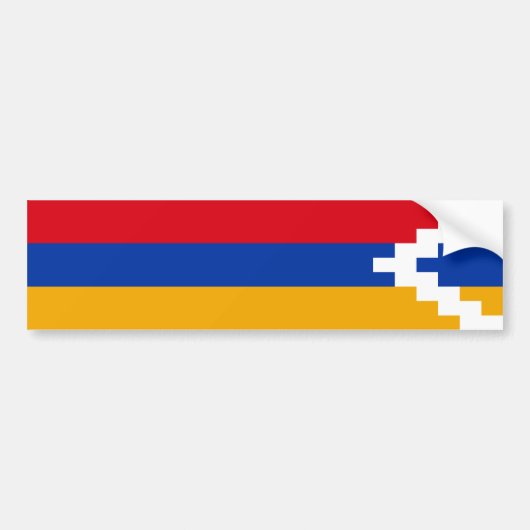 Nagorno Karabakh Flag Autoaufkleber (Vorne)