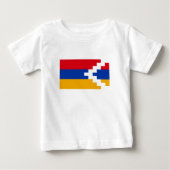 Nagorno Karabakh Flag Baby T-shirt (Vorderseite)