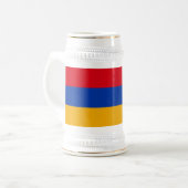 Nagorno Karabakh Flag Bierglas (Vorderseite Links)