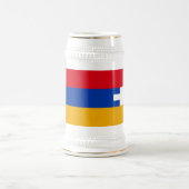 Nagorno Karabakh Flag Bierglas (Mittel)