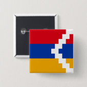 Nagorno Karabakh Flag Button (Vorne & Hinten)