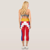 Nagorno Karabakh Flag Capri Leggings (Rückseite)