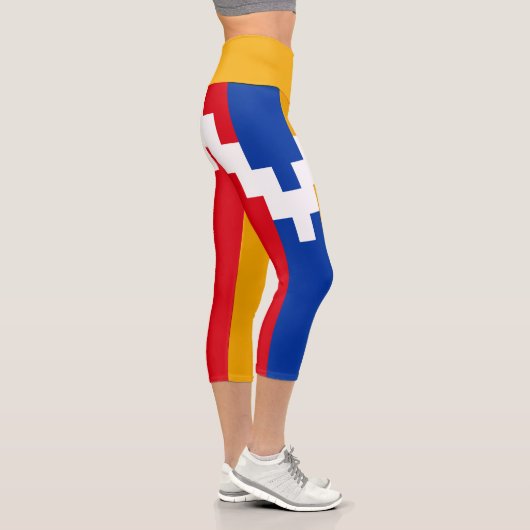 Nagorno Karabakh Flag Capri Leggings (Rechts)