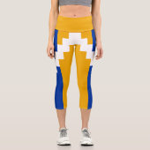 Nagorno Karabakh Flag Capri Leggings (Vorderseite)