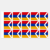 Nagorno Karabakh Flag Etiketten (Blatt)