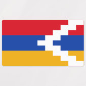 Nagorno Karabakh Flag Etiketten (Design 1)