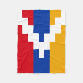 Nagorno Karabakh Flag Fleecedecke (Vorderseite)