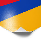 Nagorno Karabakh Flag Fotodruck (Ecke)
