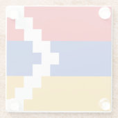 Nagorno Karabakh Flag Glasuntersetzer (Rückseite)